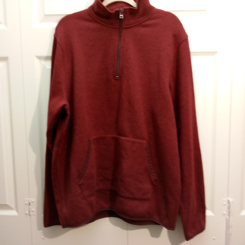 J. Crew Mercantile Mens Burgundy Pullover Sweater in Size XL